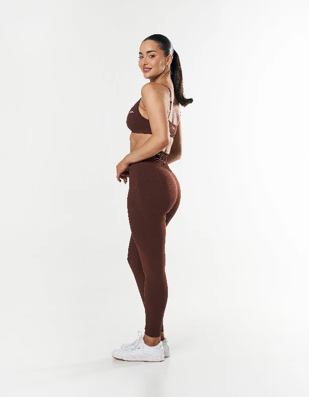 Premium Seamless Bralette - Umber