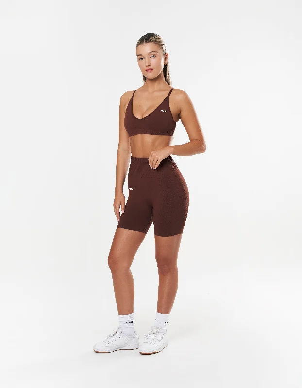 Premium Seamless Bralette - Umber