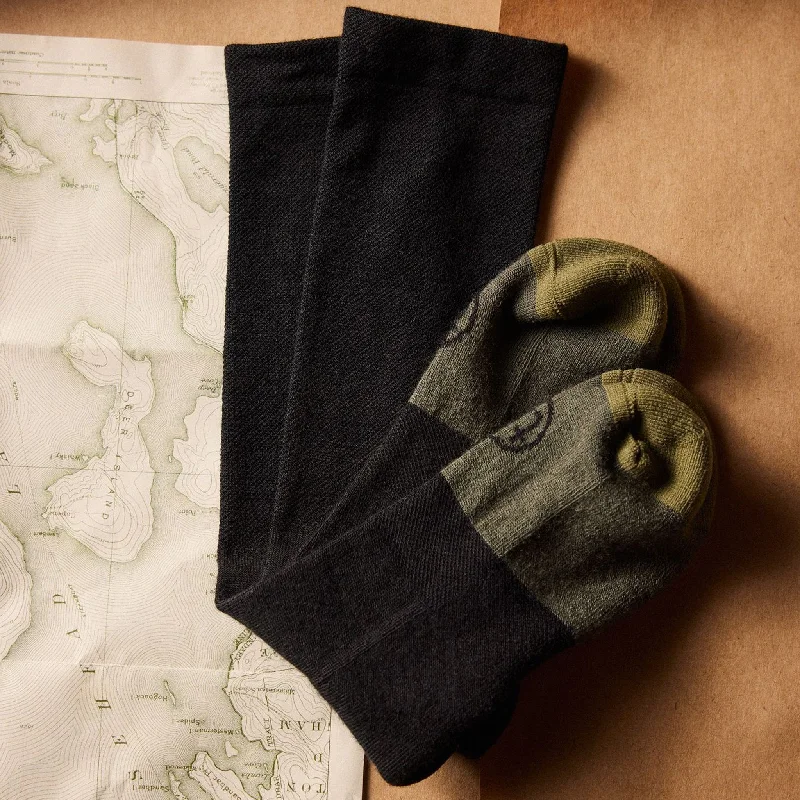 The Merino Sock in Black