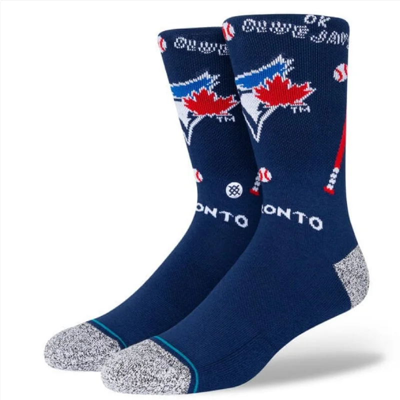 Toronto Blue Jays Landmark Crew Socks (Blue)