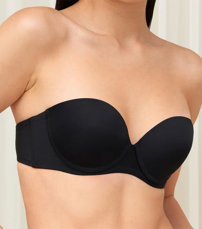 Simply Everyday Basic Wired Push Up Bra Black