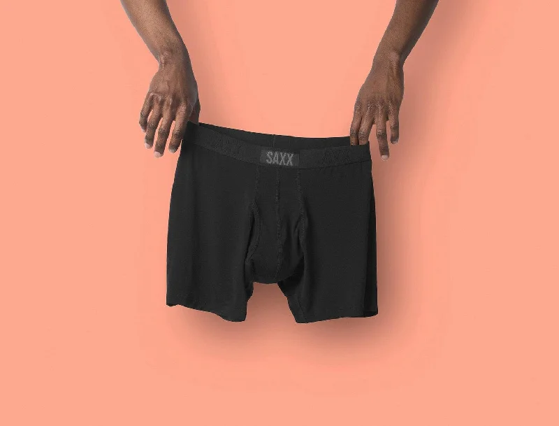 Ultra Boxer Brief Fly (Black + Black)