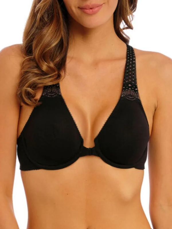 Soft Embrace Front Close Bra - Black