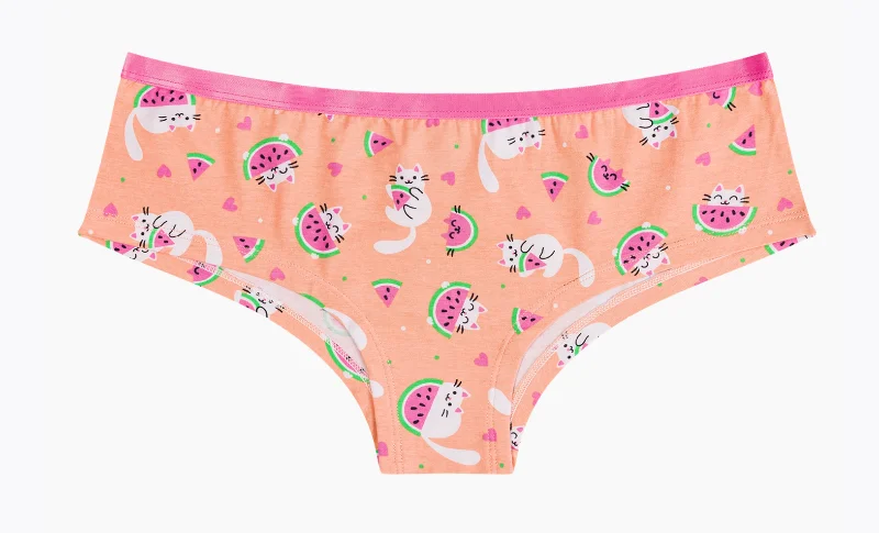 Watermelon Cats Womens Hipster Briefs Knickers