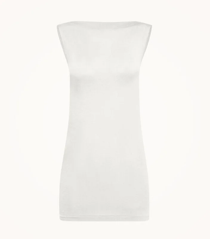 Aurora Top Sleeveless White