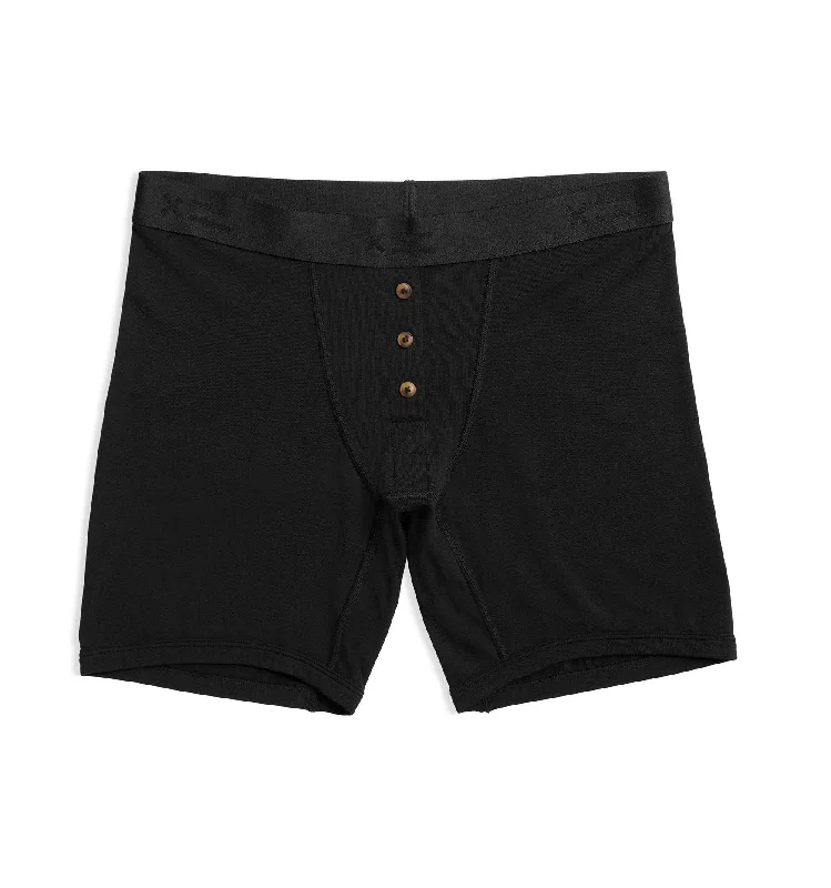 6"" Fly Boxer Briefs - TENCEL™ Modal Black