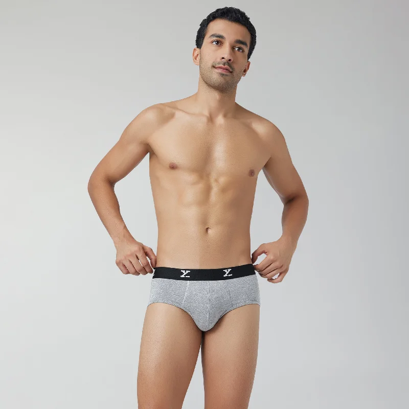 Ace Medley Modal Briefs Stone Grey