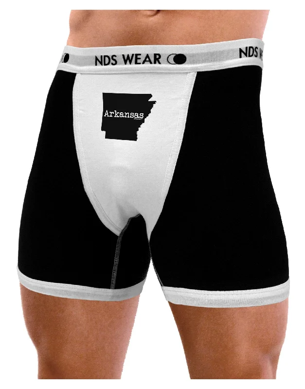 Arkansas - United States Shape Mens Boxer Brief Underwear by TooLoud