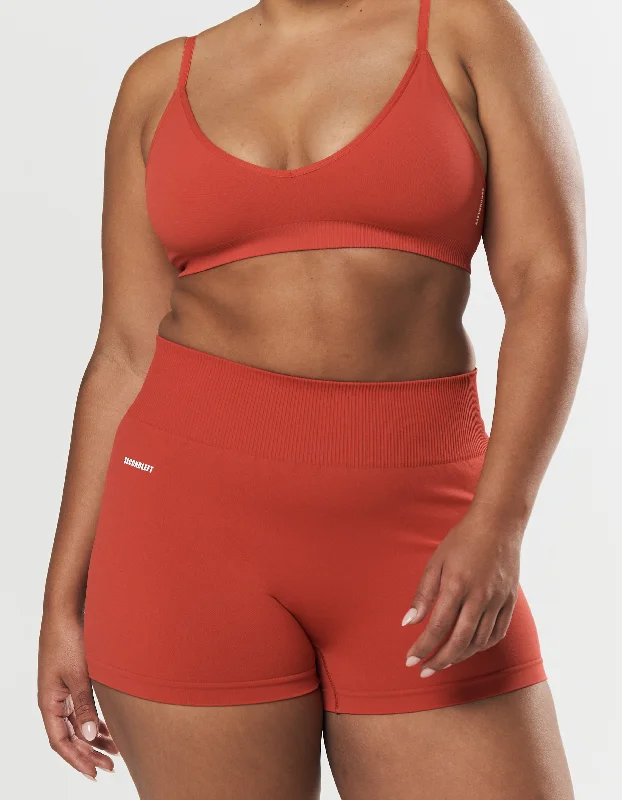 Seamless Base Bralette - Red