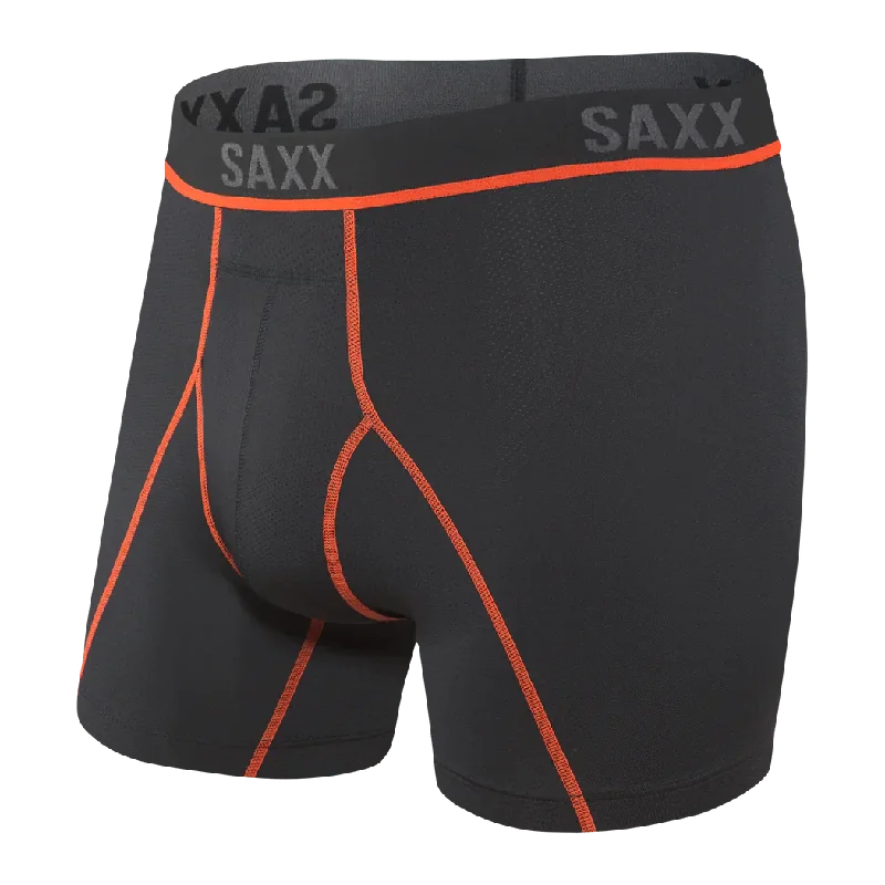 Boxer Saxx Kinetic Light Compression BLACK/VERMILLION