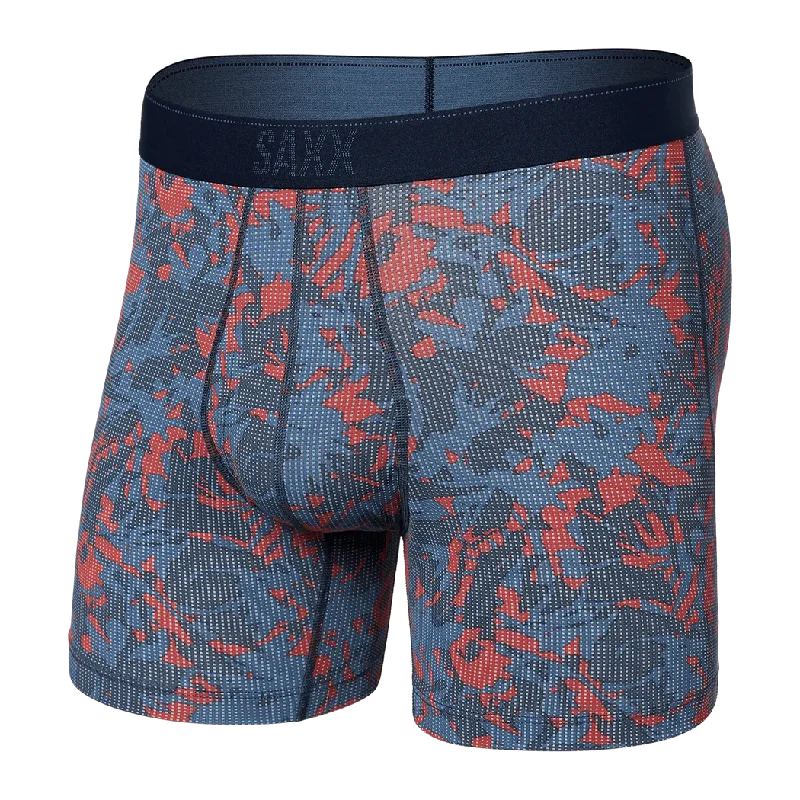 Boxer Saxx Quest Fly BATIK CAMO- BLUE