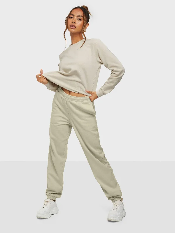 Women's Pocket Jogger Sweatpants (Khaki)