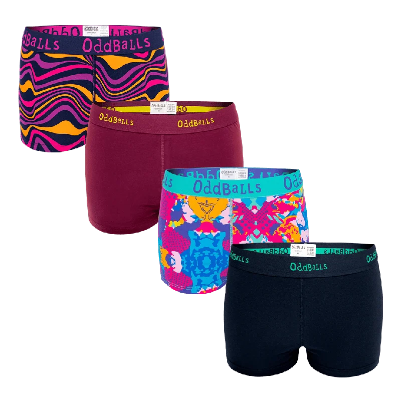 Dawn Bundle - Ladies Boxer Shorts 4 Pack Bundle