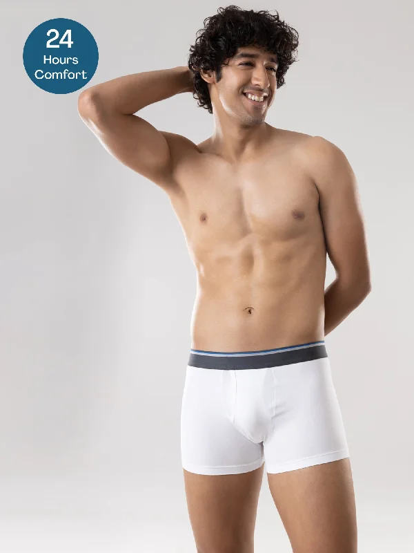 Anti Odor Cotton Tencel Cooling Trunk - White