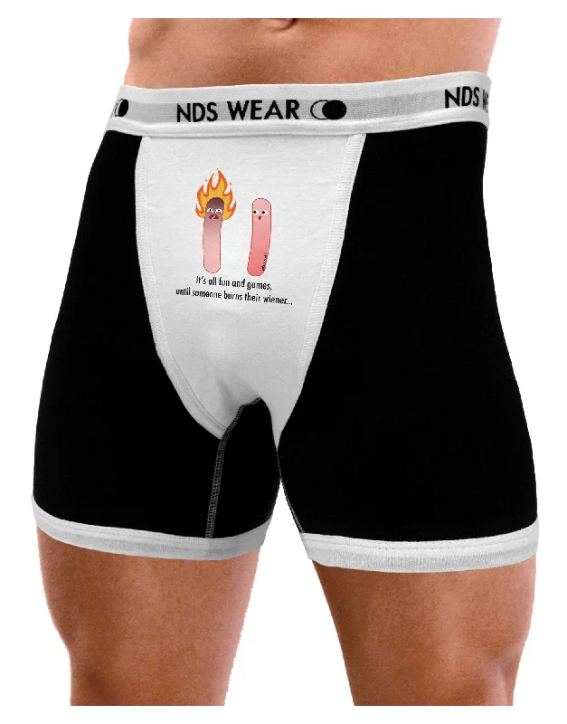 It&#8216;s All Fun and Games - Wiener Mens Boxer Brief Underwear by TooLoud