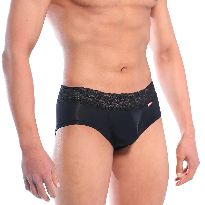 [M2W] Mini Cheek Boxer Lace Black (2025-71)