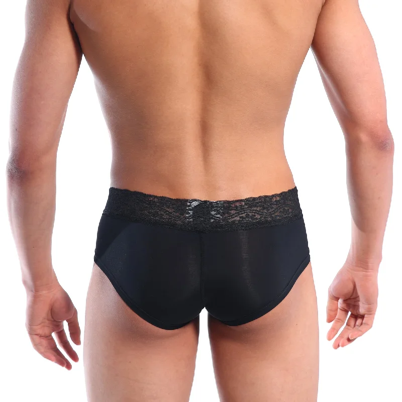 [M2W] Mini Cheek Boxer Lace Black (2025-71)