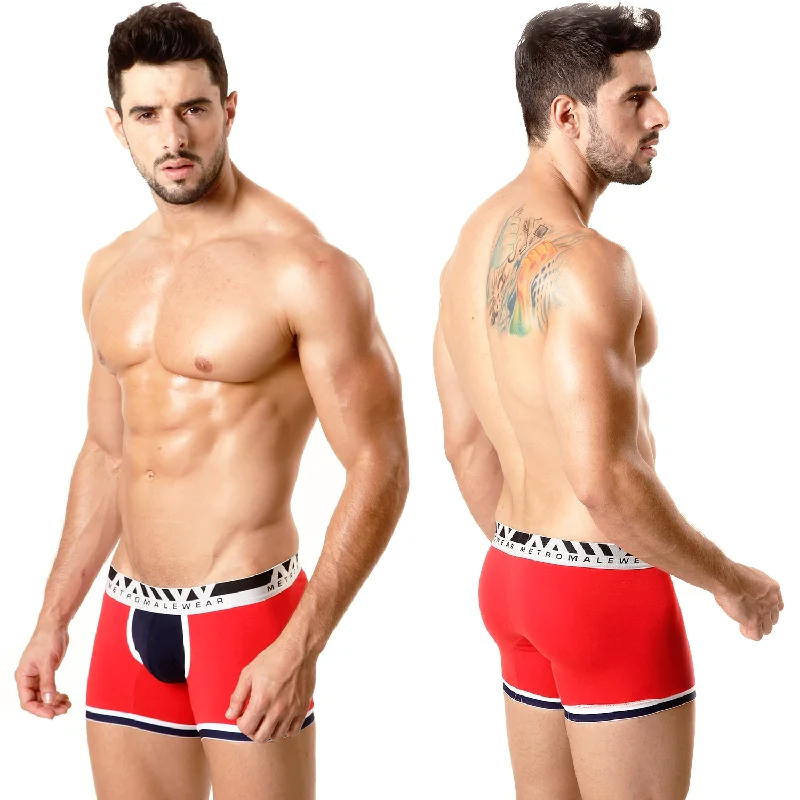 [M2W] Multi Color Short Boxer 7Inch RED (3022-M12)