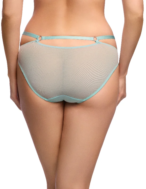 Madame X Bikini Brief in Powder Blue By Dita Von Teese Lingerie - XS-2X