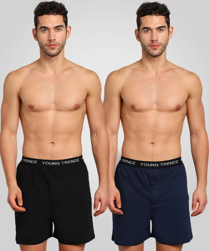 Men's Outer Elastic Combo Boxer