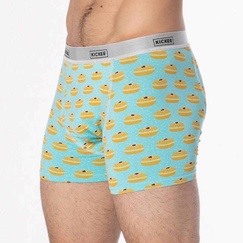 Men's Print Boxer Brief in Iceberg Jelly Donuts