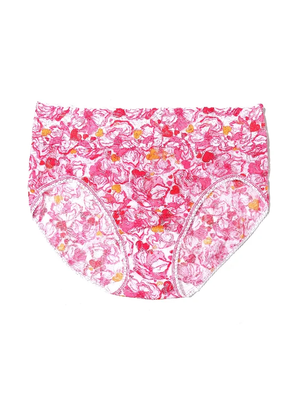 Printed Signature Lace French Brief XOXO Sale