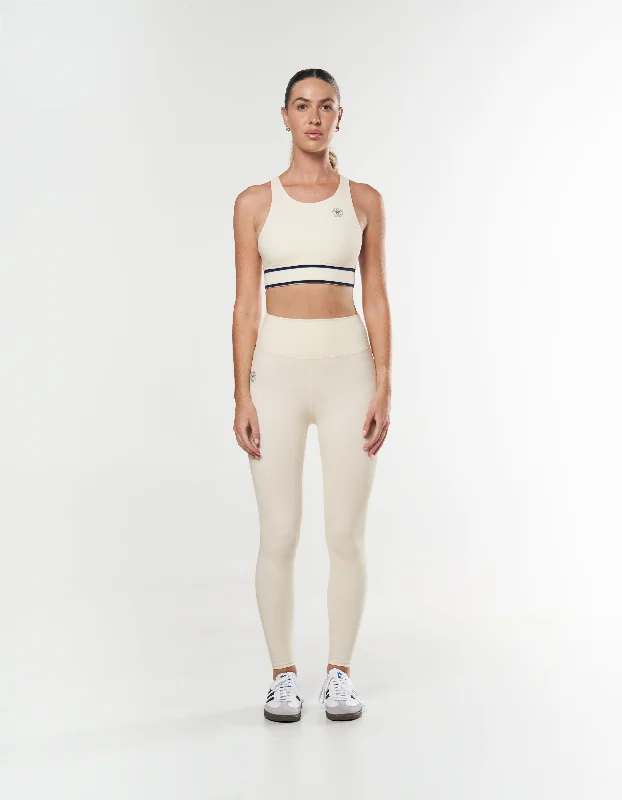 Racquet Club Band Tank - Cream