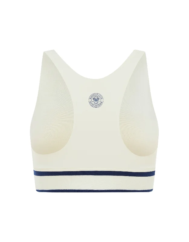 Racquet Club Band Tank - Cream