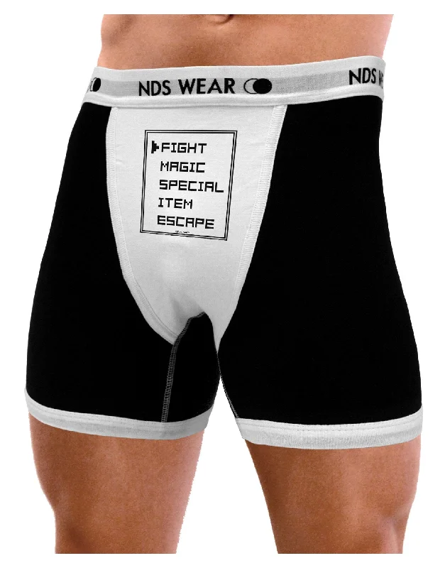 RPG Command Selection List Mens Boxer Brief Underwear by TooLoud