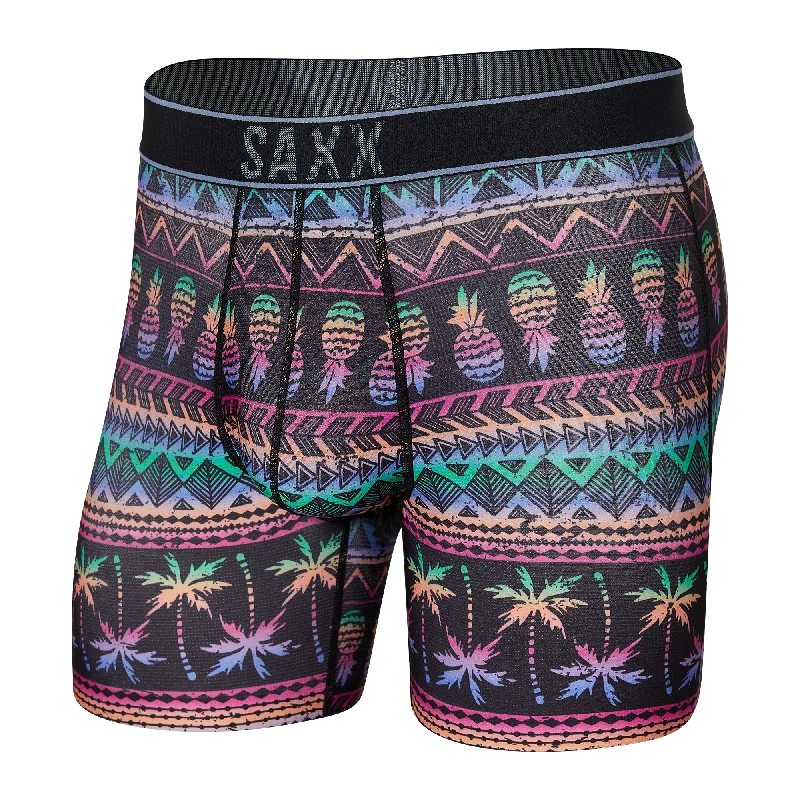 Saxx Hydro Drop Temp Cooling Boxer Brief  - Pineapple Stripe