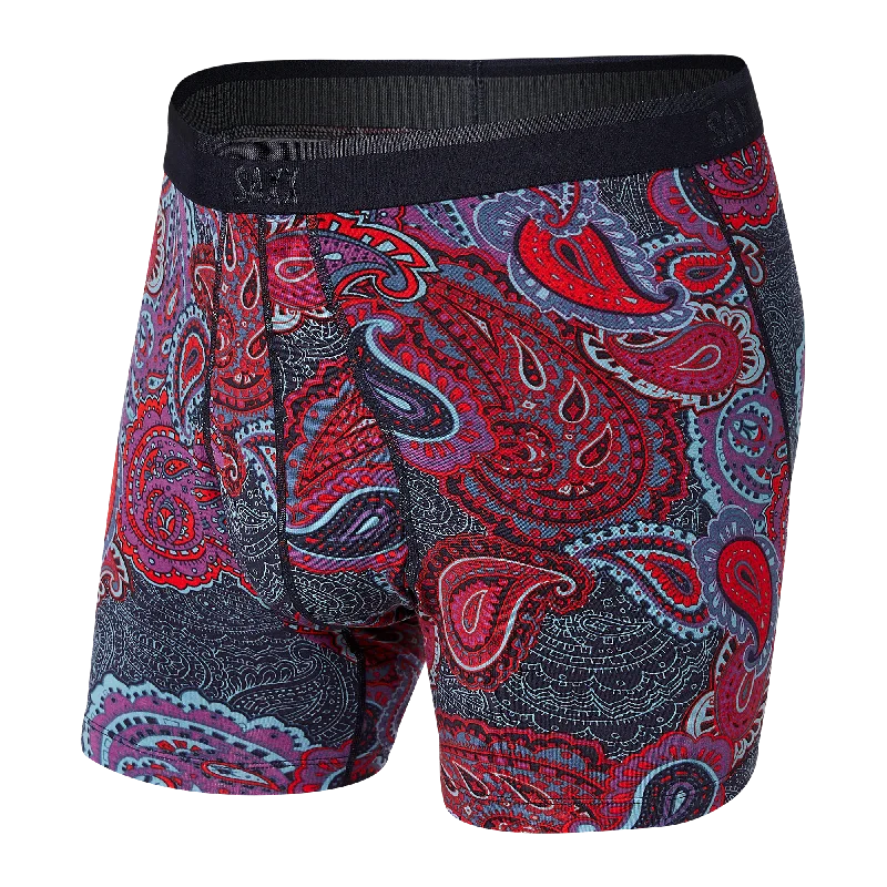 Saxx Platinum Multi Paisley Print Boxer Brief Underwear BB42F