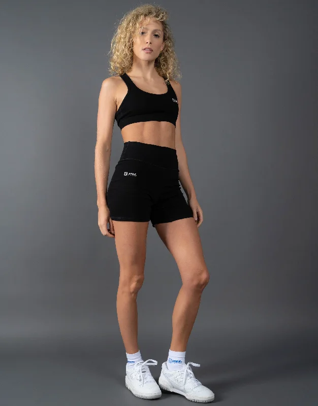 Run Club 2 Cotton Classic Crop - Black