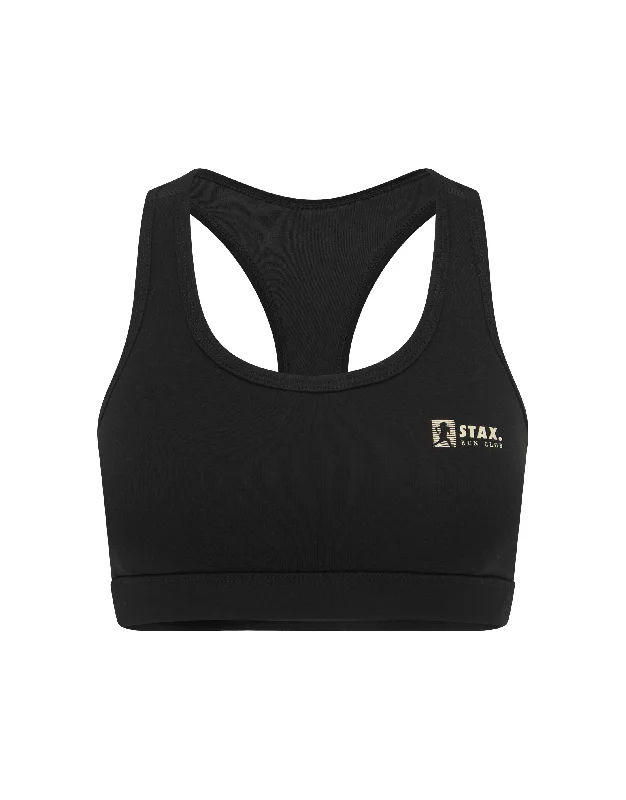 Run Club 2 Cotton Classic Crop - Black