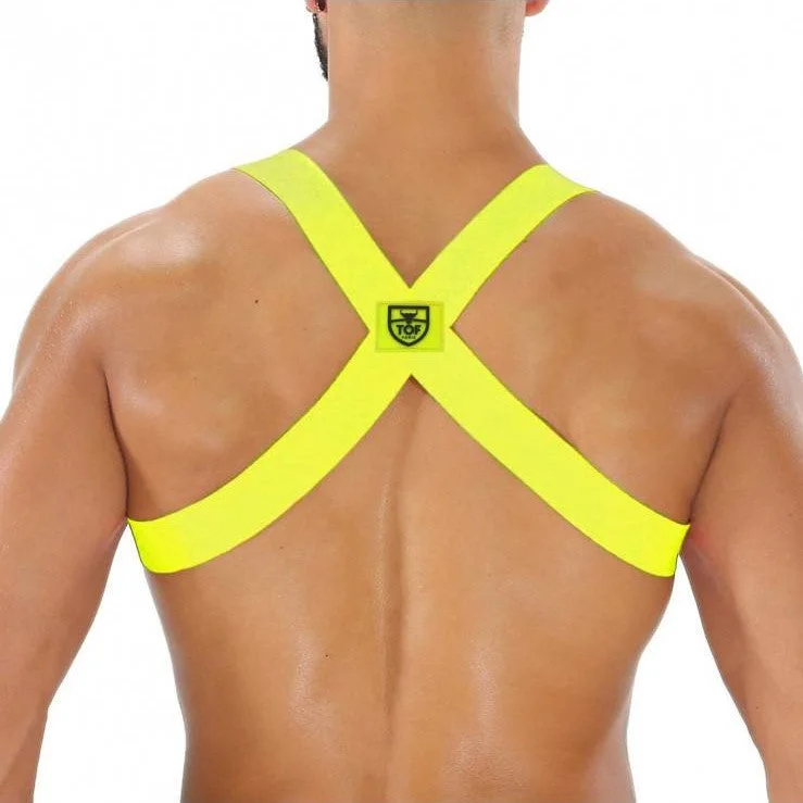 TOF Party Boy harness neon yellow