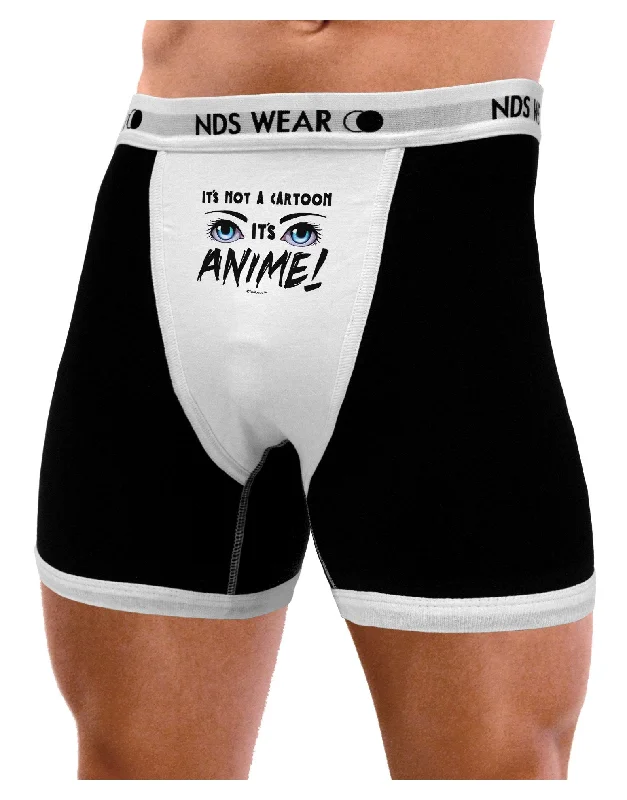 Not A Cartoon Eyes Blue Mens Boxer Brief Underwear