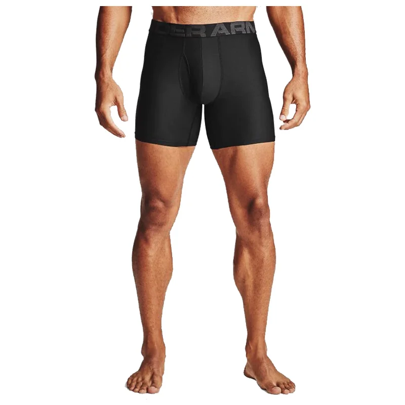 Under Armour Mens Tech 6"" Boxerjock 2 Pack