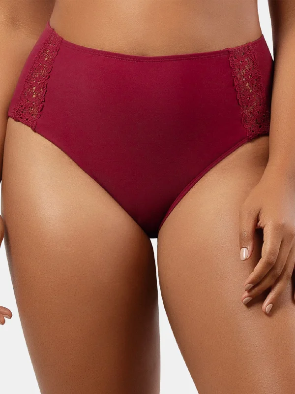 Brigitte Highwaist Swimwear Bottom - Rumba Red - S8205