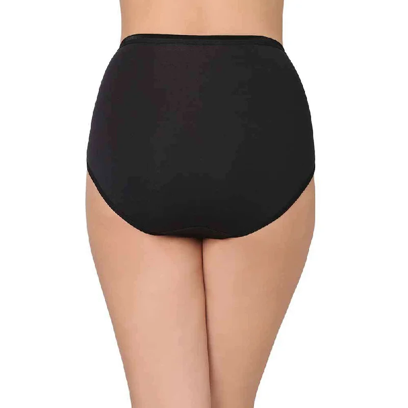 Cotton High Waist Full Coverage Everyday Wear Pack of 3  Full Brief Maxi Panty