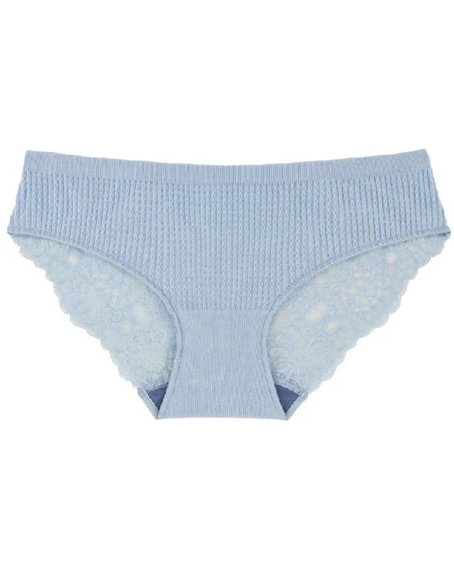 D001306 Lottie Soft Blue Organic Cotton Bikini