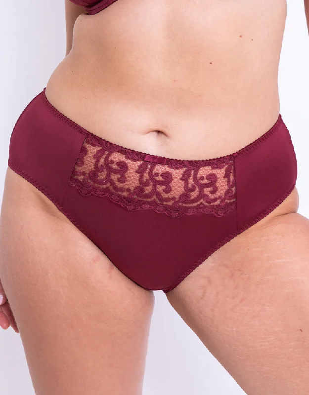 Flirtelle Swirl Brief Claret