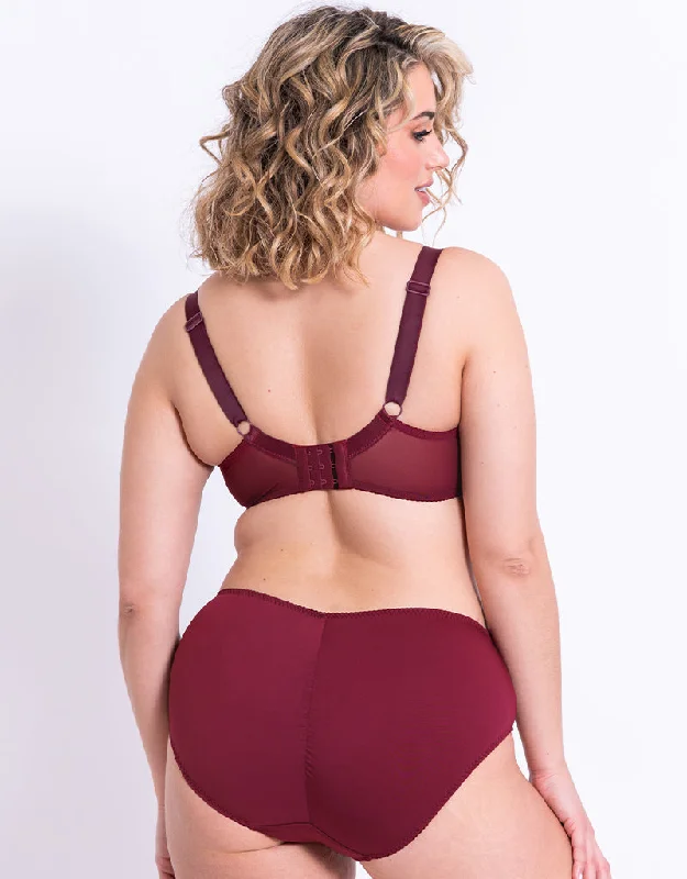 Flirtelle Swirl Brief Claret