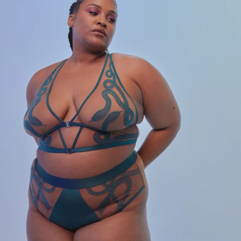 Medusa High-Waisted Bikini - Chameleon - Available in Multiple Nudes