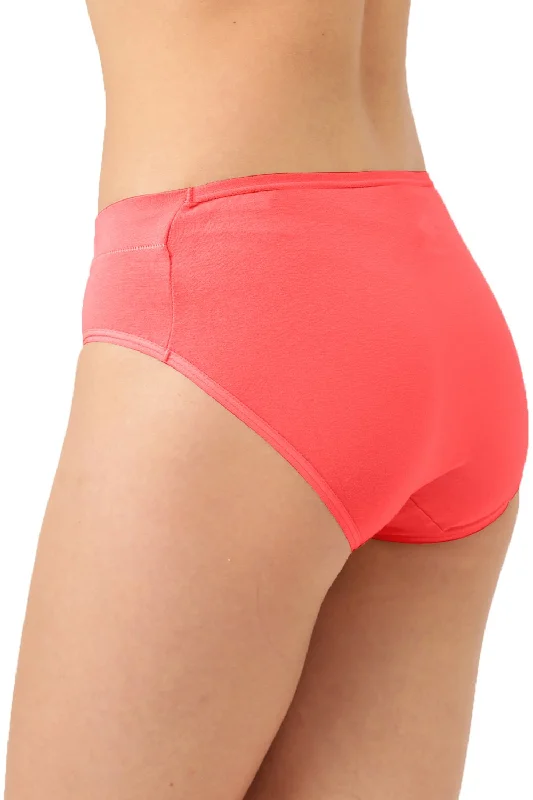 Organic Cotton Antimicrobial Maternity Panty-IMP102-Skin_Bright Pink