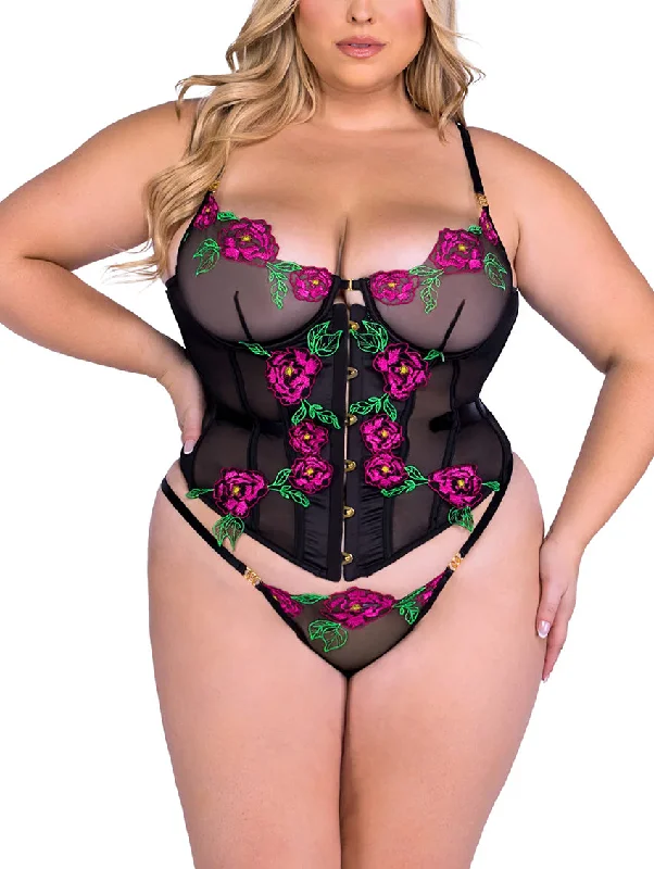 Roma Confidential Peony Paradise Corset Set