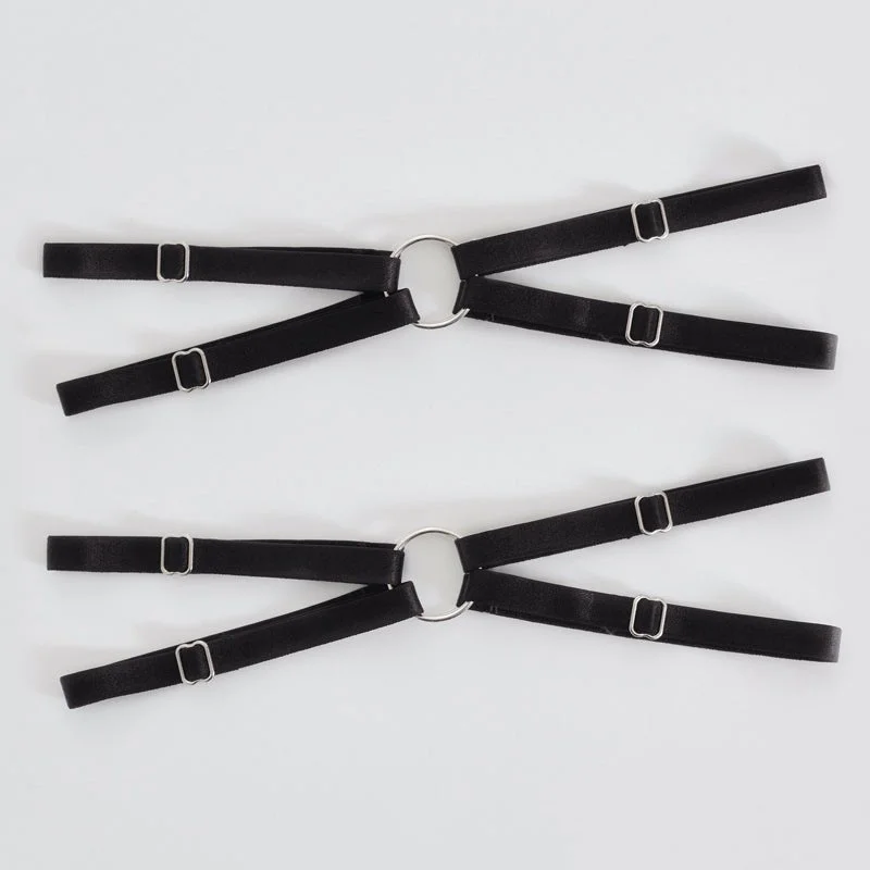 Thistle and Spire Strapped In Thigh Garters