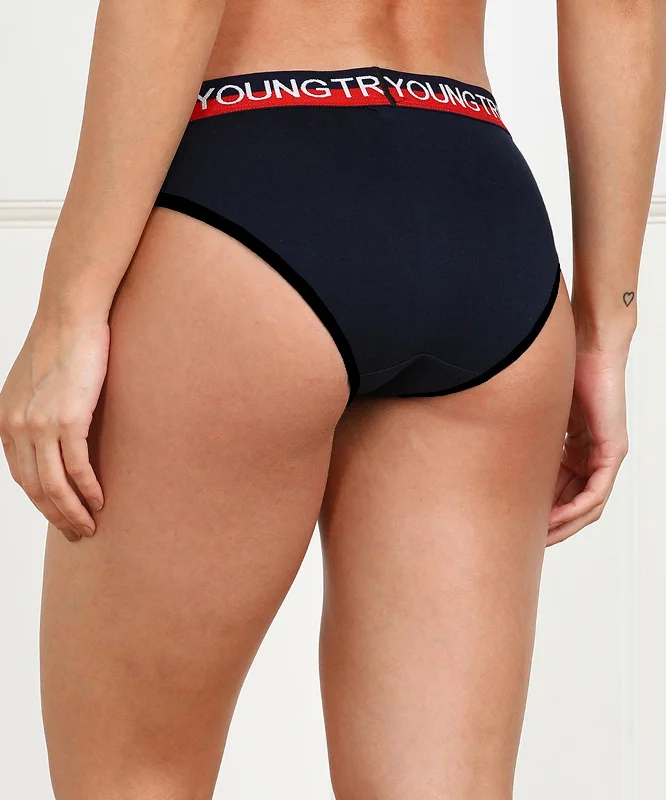 Young Trendz  Girls Multicolours  Hipster Navy colour Panty