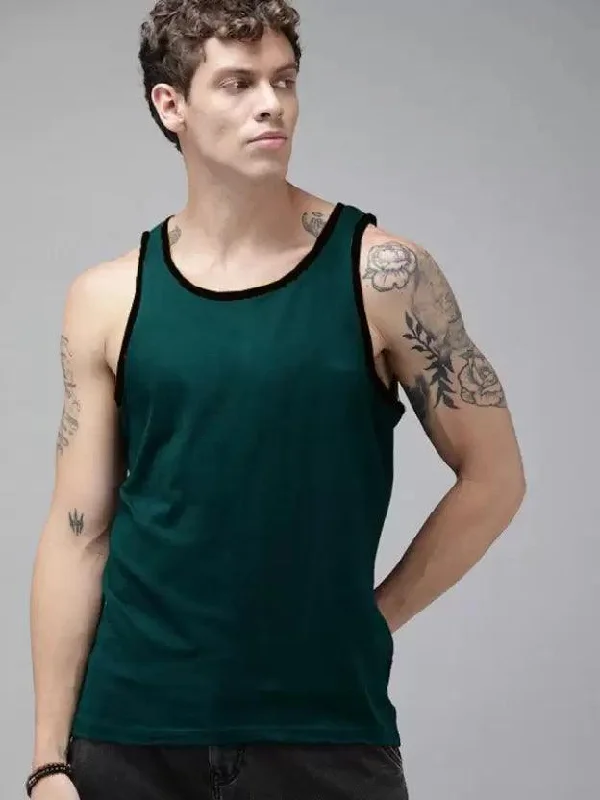 Young trendz Men Vest GREEN