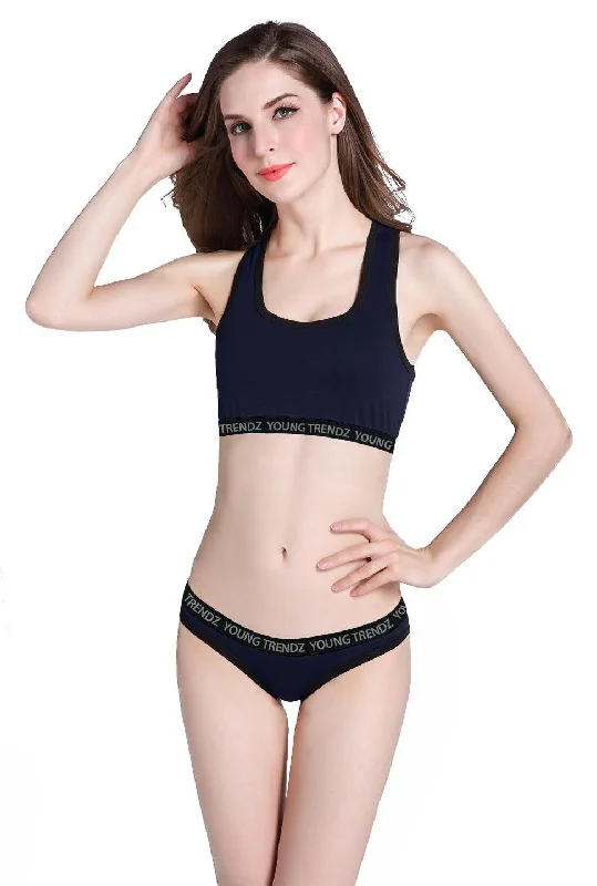 Young Trendz Womens YT Elastic Combo Lingerie Set