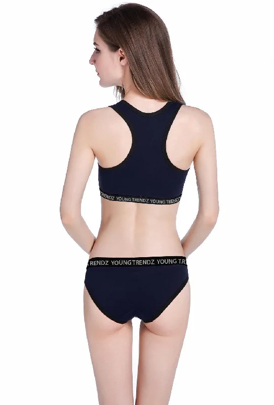 Young Trendz Womens YT Elastic Combo Lingerie Set