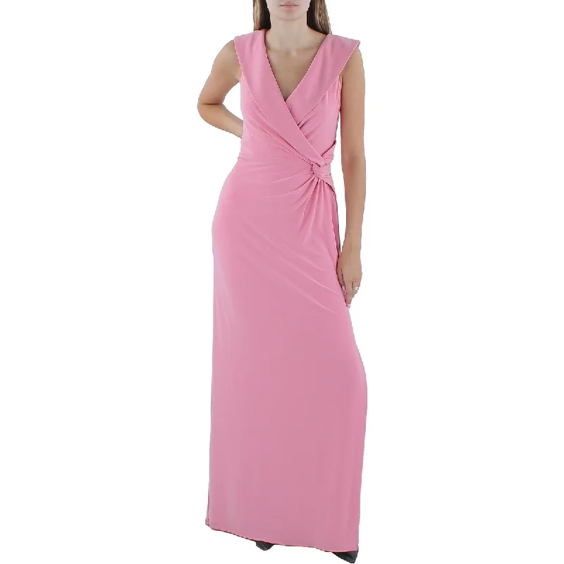 Lauren Ralph Lauren Womens Solid  Evening Dress